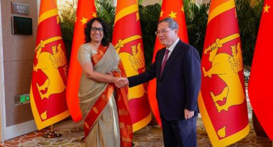 Sri Lanka PM Meets Chinese Premier